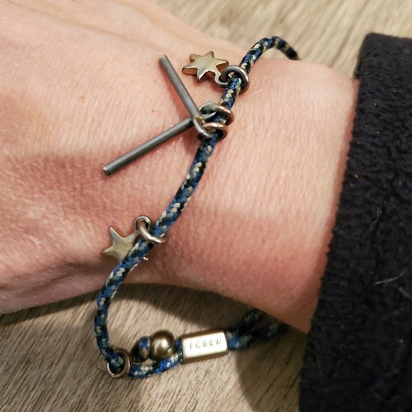 JCrew blue cord and charms bracelet - Picture 4 of 4